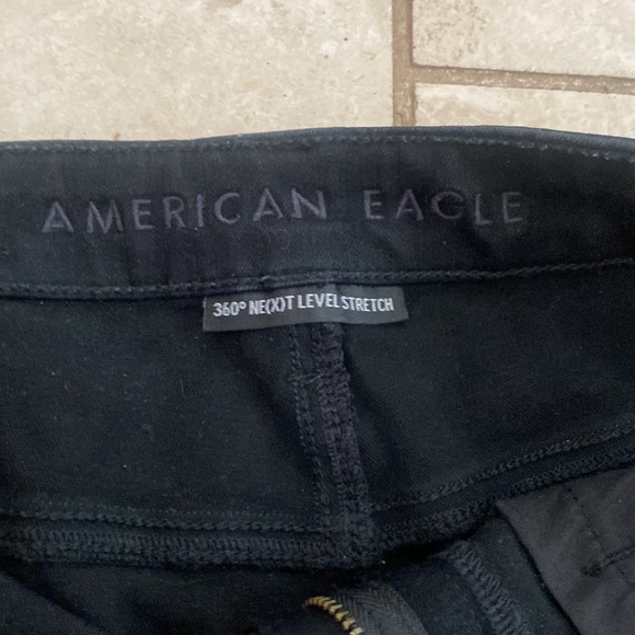 American eagle black denim jeans - Picture 3 of 4